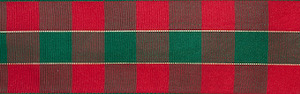 Craft material and supply: Berisfords Merriment Christmas / Tartan ribbon in 3 widths