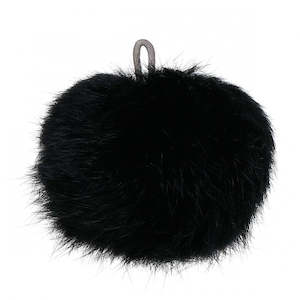 Pom-poms - Angora 80mm each in White or Black