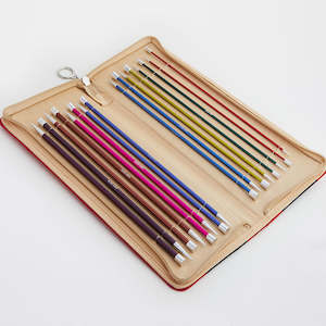 Craft material and supply: Knitpro - Zing Set of Eight Pairs of 35 cm long Knitting Needles in Case