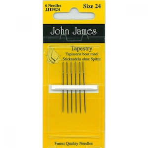 Craft material and supply: John James JJ19824 - Tapestry Needles Size 24