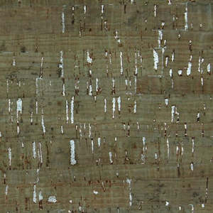 Craft material and supply: Belagio Cork Fabric Sheet - Sage & Gold 45 cm x 38 cm (18 inches x 15 inches)