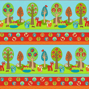 Craft material and supply: Woodland Park - Border fabric