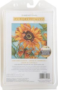 Dimensions Gold Collection Petites Counted Cross Stitch Kit - Sunflower Garden w…