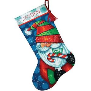 Dimensions Needlepoint Kit - Christmas Stocking Sweet Santa