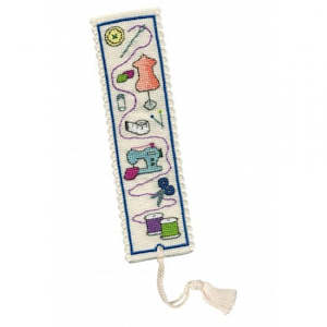 British Textile Heritage Cross-stitch Bookmark kit - Sewing Room