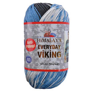 Himalaya Everyday Viking - Faux Fair Isle Prints in 8-ply  / DK Acrylic Anti-Pilling Yarn