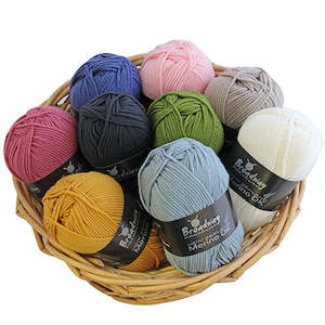 Craft material and supply: Broadway New Zealand Merino - 100% NZ Merino Superwash - 8-ply / DK