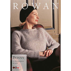 Craft material and supply: Rowan Knitting Pattern - Bonny by Kim Hargreaves using Kidsilk Haze