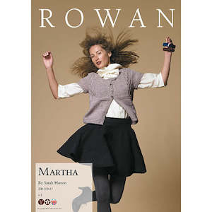 Craft material and supply: Rowan Knitting Pattern - Martha by Sarah Hatton using Felted Tweed