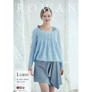 Rowan Knitting Pattern - Lupin by Marie Wallin using Kidsilk Haze