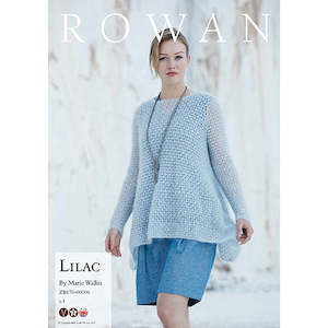 Craft material and supply: Rowan Knitting Pattern - Liliac by Marie Wallin using Kidsilk Haze