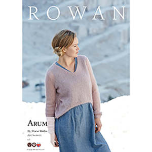 Craft material and supply: Rowan Knitting Pattern - Arum by Marie Wallin using Kidsilk Haze