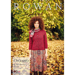 Craft material and supply: Rowan Knitting Pattern - Ontario by Lisa Richardson using Felted Tweed