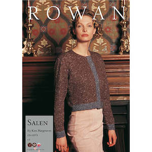 Craft material and supply: Rowan Knitting Pattern - Salen by Kim Hargreaves using Felted Tweed