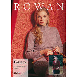 Craft material and supply: Rowan Knitting Pattern - Paisley by Kim Hargreaves using Felted Tweed or Kidsilk Haze