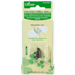 Craft material and supply: Clover C6017 / CV6018 - Open Sided Thimble