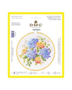 DMC Counted Cross Stitch Kit - Summer Bouquet  (includes hoop!)