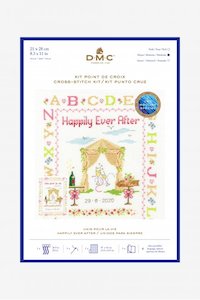 DMC Counted Cross Stitch Kit - Happily Ever After Sampler