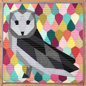 Craft material and supply: Violet Craft Quilt Patterns - The Barn Owl