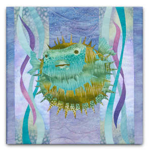 Craft material and supply: McKenna Ryan Mini Quilt Patterns - Koo Koo Puff the Pufferfish