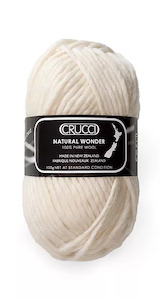 Craft material and supply: Crucci Natural Wonder - 100% Pure New Zealand Wool - Super Chunky