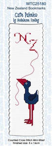 CraftCo Cross-stitch bookmark kit - Cute Pukeko