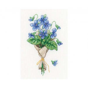 RTO Cross Stitch Kit - Forest Violets