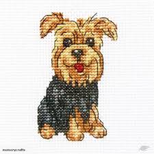 Craft material and supply: RTO Cross Stitch Kit - Cheerful Archie