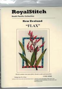 Craft material and supply: Royal Stitch Cross-stitch kit - Flax