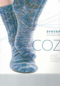 Craft material and supply: Zealana Cozi - 8 patterns in 4-ply sock yarn