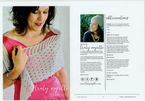 Craft material and supply: Truly Myrtle - Stardust Shawl Pattern for Ladies in 4-ply / Fingering