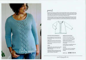 Truly Myrtle - Pearl Pullover Pattern for Ladies in 8-ply / DK