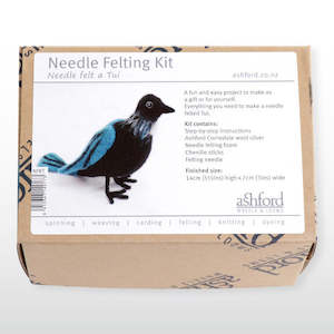 Needle Felting Kit - Make Your Own NZ Tui!