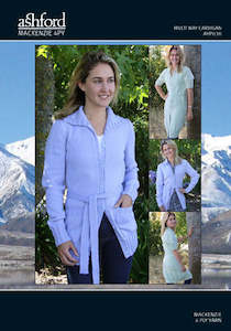 Ashford Mackenzie Knitting Pattern AYP030 - Ladies Multi Way Cardigan