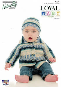 Naturally Knitting Pattern K728 - Childrens Jacket and Hat in 8-ply / DK for age…