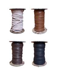 Kangaroo Lace 20m | Natural, Black, Cognac, Havana | 2.5mm | $38 ea.