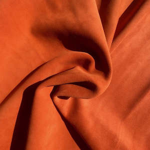 Leather wholesaling: 2205 | Calf Suede | Orange | Avg. 14 sq.ft | 1.8mm | From $129