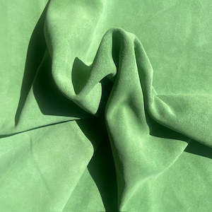 2204 | Calf Suede | Light Green | Avg. 12 sq.ft | 1.2mm | From $111