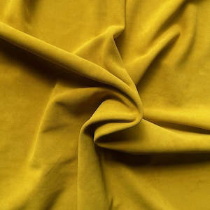 Leather wholesaling: 2201 | Calf Suede | Mustard | Avg. 13 sq.ft | 1.4mm | From $120