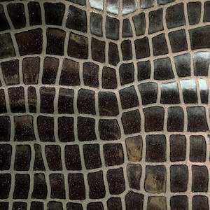 Crocodile Print Goat Skin | Burgundy | 0.6mm | 2 - 3 sq.ft | $20 ea.