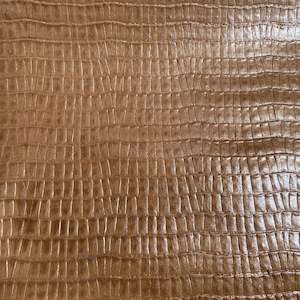 Crocodile Print Goat Skin | Tan | 0.8mm | 8 sq.ft | $70 ea.