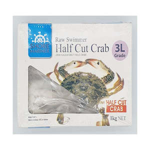 SM Raw Swimming Half Cut Crab 2L 1KG