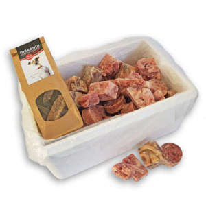 Animal food manufacturing: Combo Box for Dogs 5kg Polybin