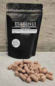 Freeze Dried Chicken, Heart & Liver Pellets - 75gms