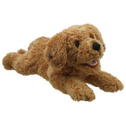 Pet: Cockapoo Dog Hand Puppet 44cm long, code 234