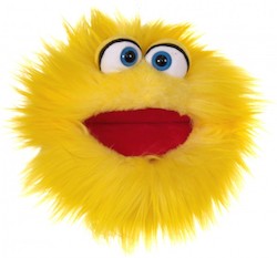 Fluff Yellow 20cm Hand Puppet ( Code 222)