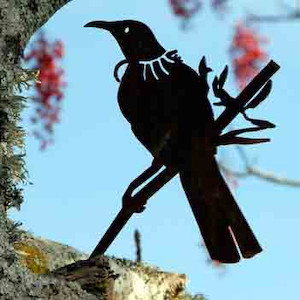 Tui & Fantail Bird Tree Art