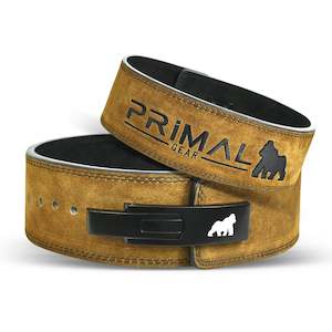 WEIGHTLIFTING LEVER BELT BROWN