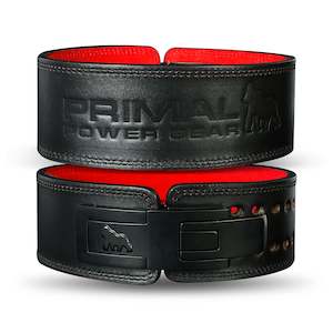 PRIMAL Premium 13mm Lever Belt – 4 inch-wide for Weightlifting & Powerlifting.