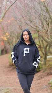 P Print Heavy Fleece Hoodie (465gsm)